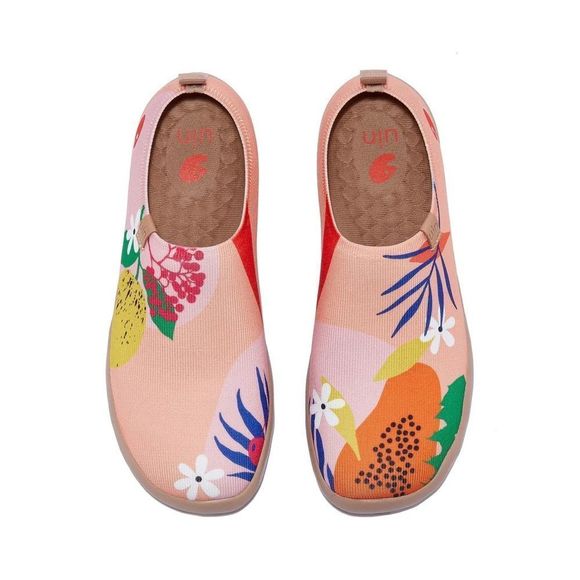 UIN Colorful Floral Slip-On Flats - Picture 2 of 7
